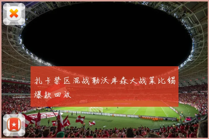 扎卡禁区混战勒沃库森大战莱比锡爆款回放